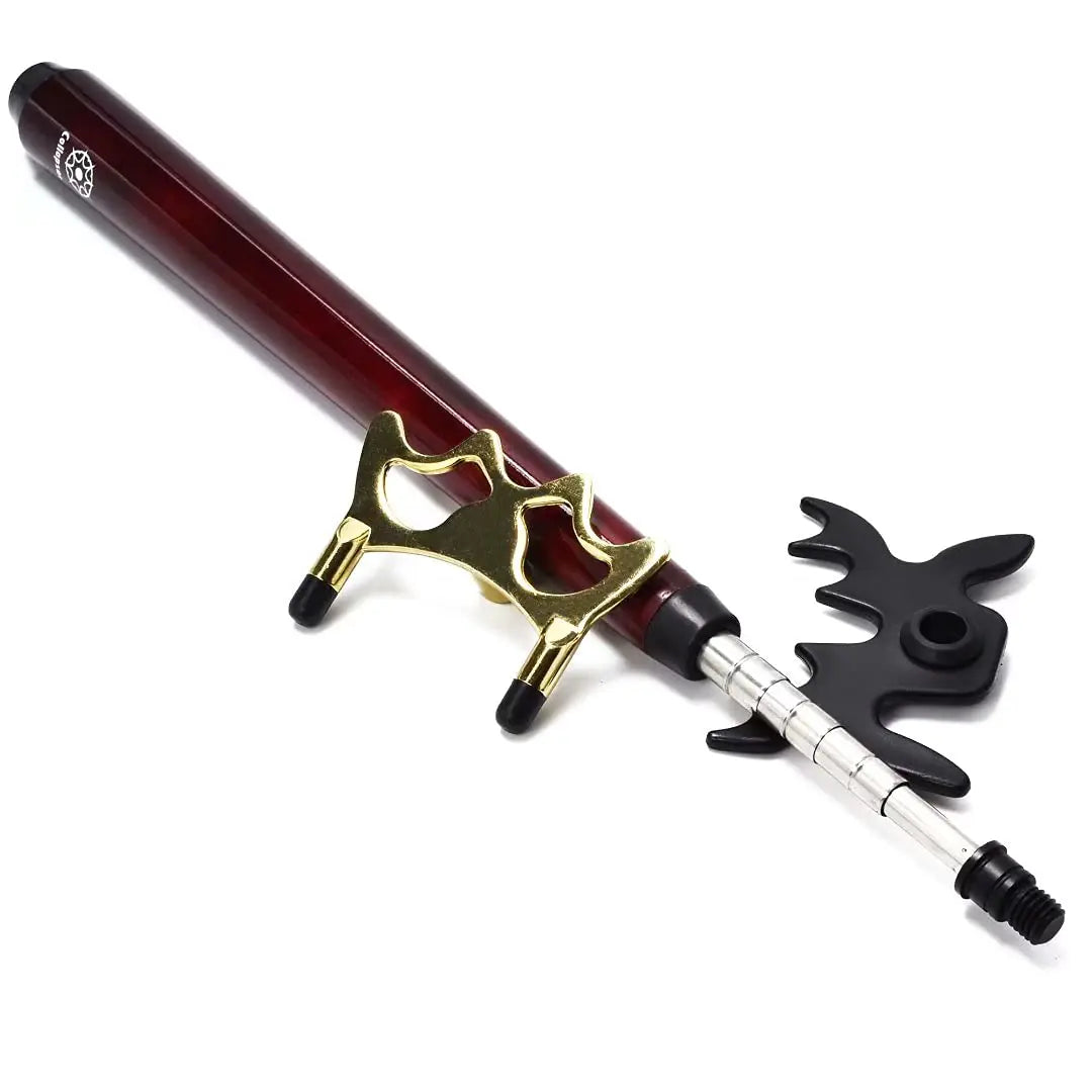Collapsar Retractable Billiards Pool Cue Stick Bridge with Removable Metal Bridge HeadBilliards Pool Cue Accessory for Pool Table